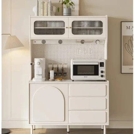 Kitchen Island with Wall Storage Cabinets – Built-in Organizer Furniture for Small Kitchens and Home Spaces