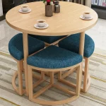 Compact Balcony Dining Set – Small Apartment, Office, Reception, Coffee Shop, Villa, Homestay, Tea Table