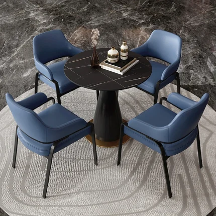 Nordic Round Mobile Dining Table Set ā Stylish Living Room & Kitchen Accent, Designer Home Furniture Tavolino