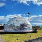 PVC Transparent Spherical Outdoor Tent – Windproof Dome for Dining, Parties, Garden Events & Open-Air Gatherings
