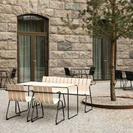 Aluminum Outdoor Table and Chair Set for Balcony, Courtyard, or Garden Leisure Relaxation Space