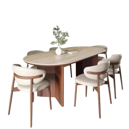 Multifunction Home Furniture Kitchen Table Reception Tables Dining Room Luxury Chairs Mesa Plegables Ceramic Extendable Round