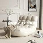 Lazy Tatami Solo Sofa Chair – Rocking, Reading, Sofa Bed for Bedroom, Living Room, Balcony Leisure