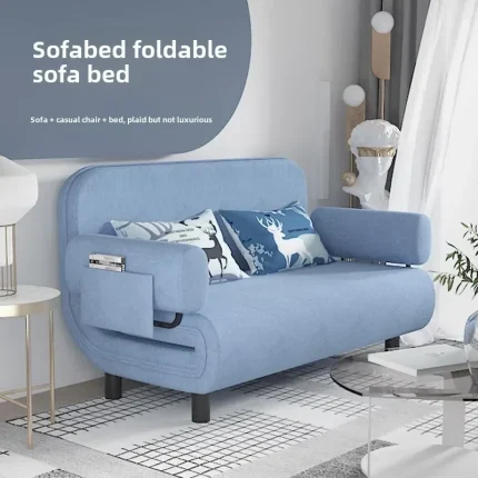 Folding Sofa Bed ā Dual-Purpose, Multi-Functional Nap Couch for Small Apartments, Simple Foldable Leisure Furniture