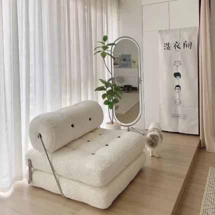 Multi-functional Sofa Bed Folding Lounge Relaxing Sofa Chair on Balcony Living Room Furniture Creative Nordic Modern Home Decor
