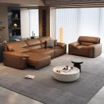 Designer Modern Recliner Sofa – Luxury Lazy Couch, Minimalist Multifunctional Living Room Muebles Trendy Comfortable Furniture