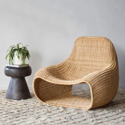 Nordic Rattan Garden Set – Sun-Protected Chairs and Unique Table for Courtyard, Terrace or Balcony Spaces