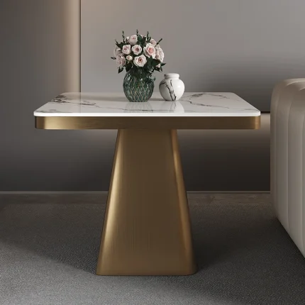 Aesthetic Movable Italian Coffee Table – Unique Designer Side Table, Space-Saving Living Room Salon Furniture Piece