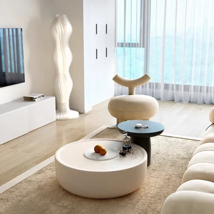 Luxury Italian Coffee Table – Minimalist Wood Design, Standing Writing Desk, Elegant & Affordable Home Furniture Piece