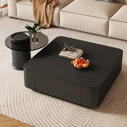 Italian Aesthetic Coffee Table – Modern Light Luxury Salon Lounge Side Table, Living Room Furniture & Decoration Accessories