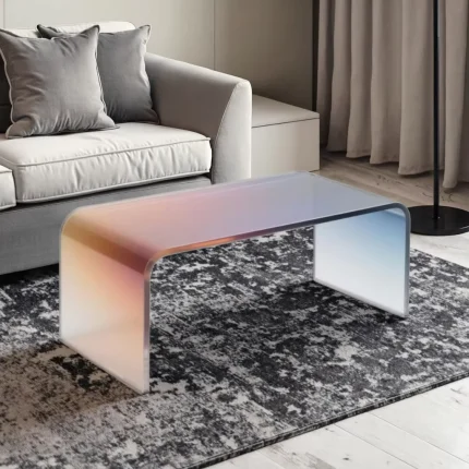 Designer Luxury Coffee Table – Modern Italian Aesthetic, Unique Writing Desk with Storage, Stylish Home Furniture Piece