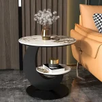 Designer Nordic Coffee Table – Luxury Modern Industrial Aesthetic for Living Room, Writing Desk, or Office Use