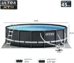 14ft x 42in Ultra XTR Above-Ground Swimming Pool Set with Sand Filter Pump, Ladder, Durable Frame