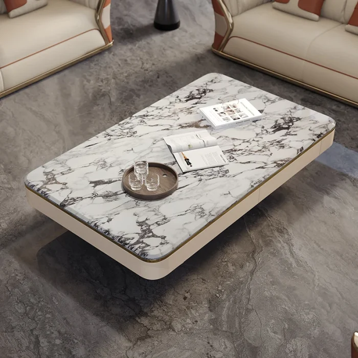 Modern Space-Saving Side Table – Unique Storage Organizer, Minimalist Lounge Aesthetic, Compact Mesa Auxiliar Furniture - Image 1