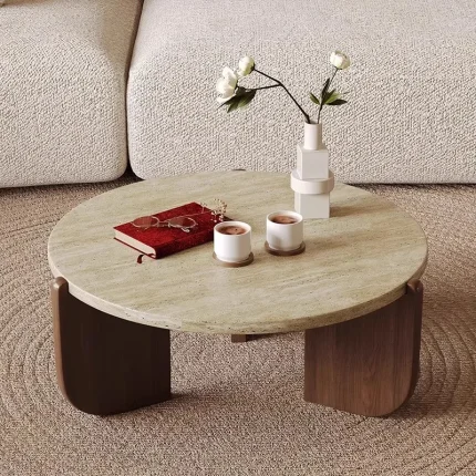 Japanese Simple Coffee Table – Modern Minimalist Wood Couchtisch, Designer Luxury Bedroom Furniture at Affordable Price